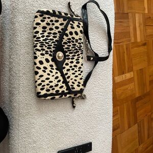 Some Society Stylish Black and Cream Women's Bag